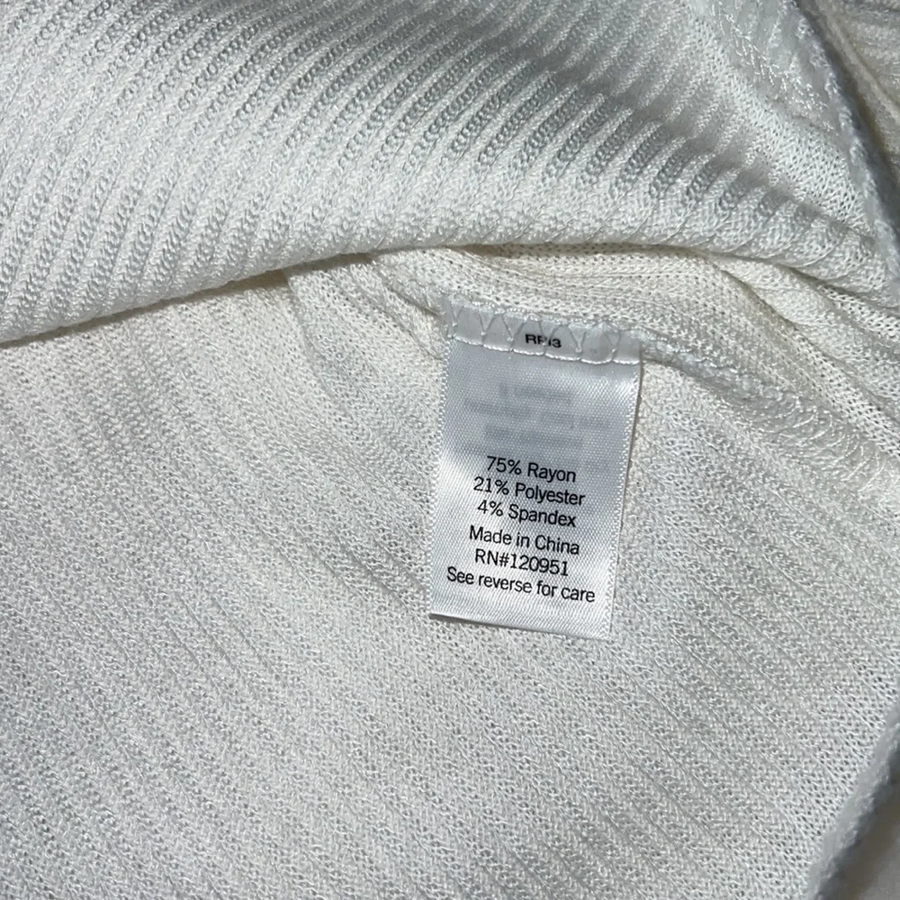 Long sleeve off white blouse - Picture 5 of 5